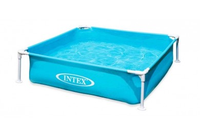 Intex skládací modrý mini bazén 122x122x30 cm