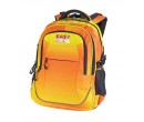 Easy školní tříkomorový batoh Žluto-oranžový