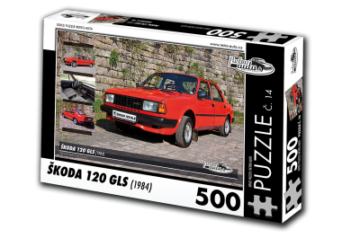 Puzzle č. 14, Škoda 120 GLS (1984) 500 dílků