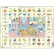 Larsen Deskové puzzle Angličtina 1 - V kuchyni 70 dílků, 36x28x0,4 cm