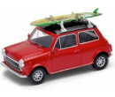 Welly Mini Cooper 1300 with Surf, Red 1:34