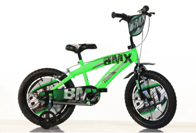 Dino Bikes Dětské kolo BMX 165XC zelené 16