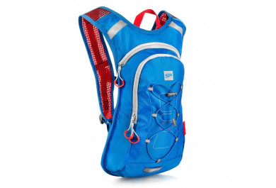 Spokey OTARO Cyklistický, sportovní, běžecký batoh 5 litrů, modrý