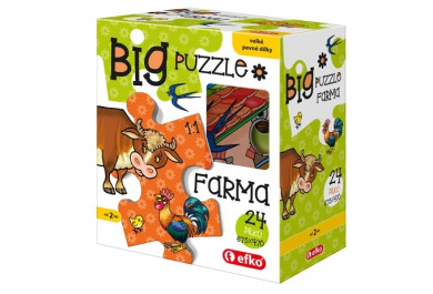 Efko Puzzle BIG Farma BABY 24 dílků