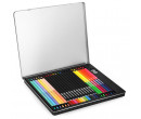 Easy Trojhranné pastelky v luxusní kovové krabičce 24ks - 36 barev