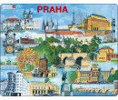 Larsen Deskové puzzle Praha 66 dílků, 36x28x0,4 cm