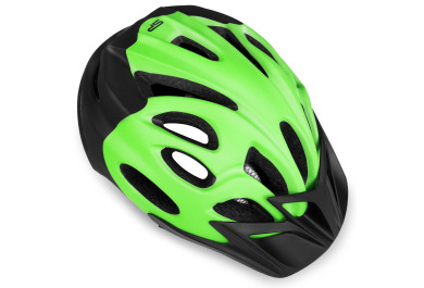 Spokey CHECKPOINT Cyklistická přilba OUT-MOLD, 58-61 cm, zelená