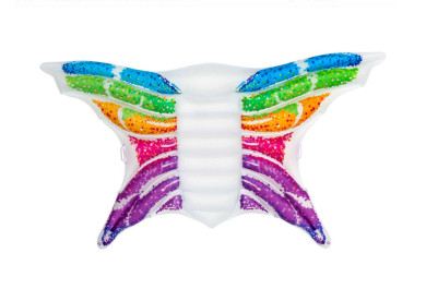 Bestway Nafukovací lehátko - duhový motýl, 294x193 cm