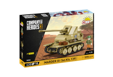 Cobi 3050 Company of Heroes Marder III Sd. Kfz. 139, 1:35, 420 kostek