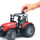 Bruder 2045 Traktor Massey Ferguson 7480 s přívěsem červený