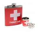Dárková placatka Thirst Aid, První pomoc