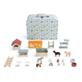 2Kids Toys Domeček pro mazlíčky v kufříku