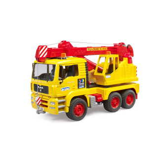 Bruder 3471 Nákladní žlutý jeřáb ROADMAX
