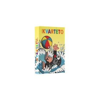 Kvarteto Krtek 1 společenská hra - karty v papírové krabičce 6x9cm