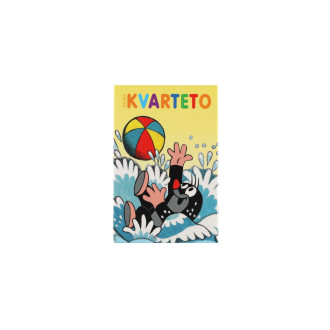 Kvarteto Krtek 1 společenská hra - karty v papírové krabičce 6x9cm