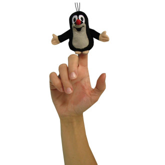 Krtek maňásek prstový 8cm na kartě od 0 měsíců