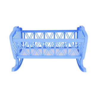 Kolébka pro panenky bez soupravy plast 47x35x30cm v krabici 48x32x8cm