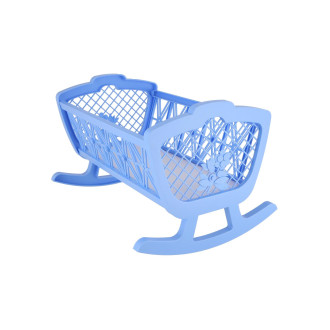 Kolébka pro panenky bez soupravy plast 47x35x30cm v krabici 48x32x8cm