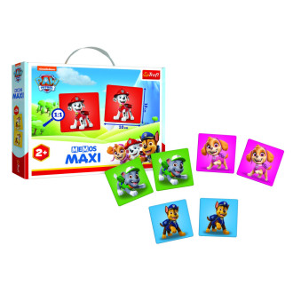 Pexeso Maxi Tlapková patrola/Paw Patrol 24 kusů společenská hra v krabici 37x29x6cm 24m+