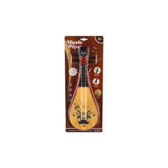 Mandolína plast 34cm na kartě 16x41x5cm