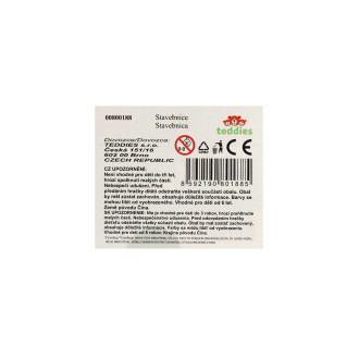 Stavebnice mini KOCO Zimní hrad plast 381ks v krabičce 11x12x5cm