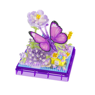 Stavebnice mini KOCO Motýlek plast 471ks v krabičce 11x12x11cm