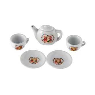 Čajová sada nádobí porcelán v krabičce 18x11,5x3,5cm