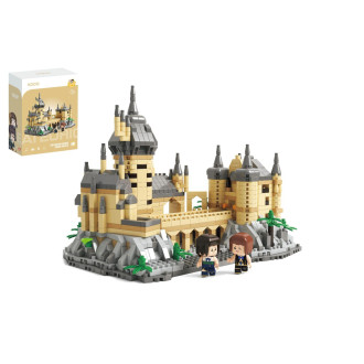 Stavebnice mini KOCO Magický hrad plast 1132ks v krabičce 15x20x8cm