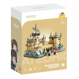 Stavebnice mini KOCO Magický hrad plast 1132ks v krabičce 15x20x8cm
