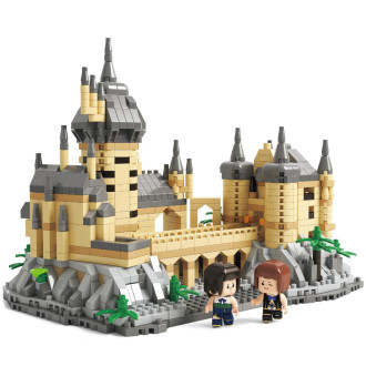 Stavebnice mini KOCO Magický hrad plast 1132ks v krabičce 15x20x8cm