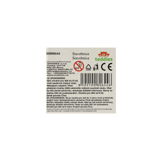 Stavebnice mini KOCO Sukulent v květináči plast mix druhů v krabičce 8x12x4cm 12ks v boxu