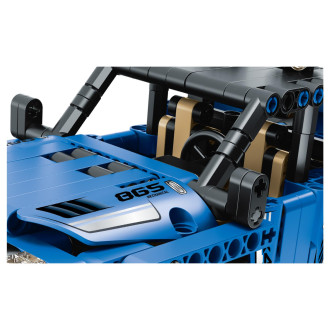 Stavebnice iM.MASTER terénní auto RC skládací plast 2,4GHz 353 dílků na baterie v krab. 35x27x7cm