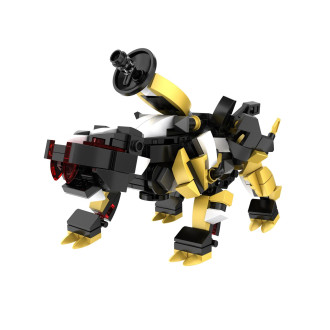 Stavebnice iM.MASTER mechanický bojový robot plast 370 dílků v krabici 31x23x6,5cm