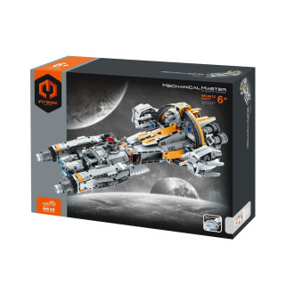 Stavebnice iM.MASTER vesmírná loď s mechanickým pohonem plast 955 dílků v krabici 35x27x7cm