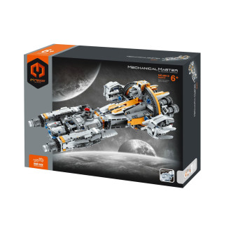 Stavebnice iM.MASTER vesmírná loď s mechanickým pohonem plast 955 dílků v krabici 35x27x7cm