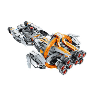 Stavebnice iM.MASTER vesmírná loď s mechanickým pohonem plast 955 dílků v krabici 35x27x7cm