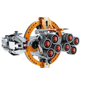 Stavebnice iM.MASTER vesmírná loď s mechanickým pohonem plast 955 dílků v krabici 35x27x7cm