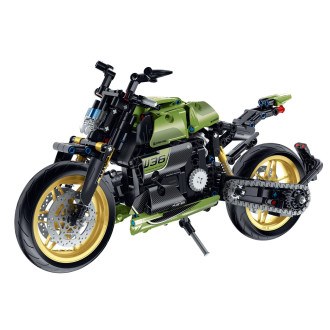Stavebnice iM.MASTER motorka plast 572 dílků v krabici 31x23x7cm