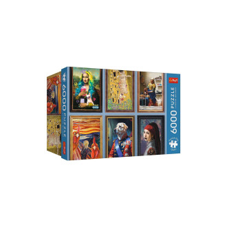 Puzzle Premium Plus: Fun Art Collection 6000 dílků 136,4x132,6cm v krabici 35x24x18cm
