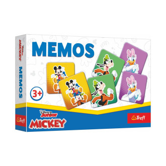 Pexeso mini Mickey Mouse společenská hra 30 kusů v krabici 21x14x4cm
