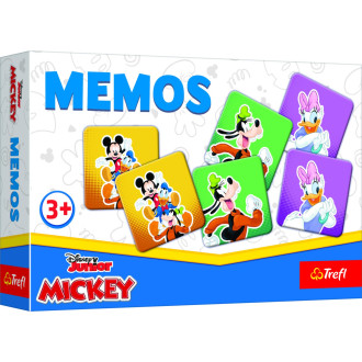 Pexeso mini Mickey Mouse společenská hra 30 kusů v krabici 21x14x4cm