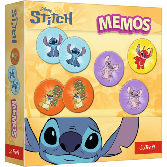 Pexeso papírové Lilo & Stitch společenská hra 36 kusů v krabici 20x20x5cm