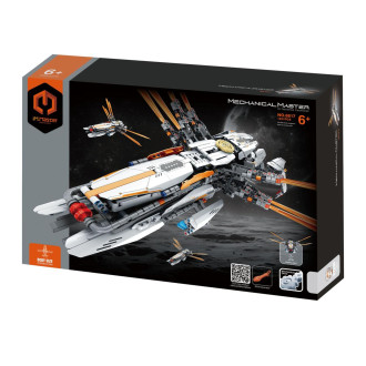 Stavebnice iM.MASTER vesmírná loď s mechanickým pohonem plast 1229 dílků v krabici 40x27x9cm