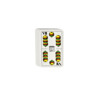 Mariáš MINI dvouhlavý společenská hra karty 32ks v papírové krabičce 5x7cm