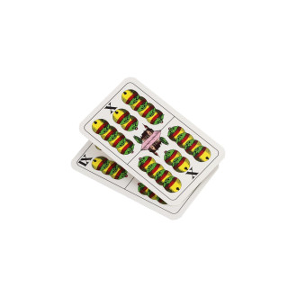 Mariáš MINI dvouhlavý společenská hra karty 32ks v papírové krabičce 5x7cm