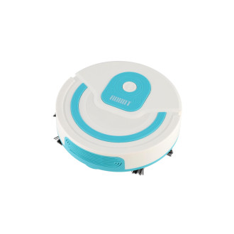 Robotický vysavač plast 17cm na baterie se zvukem v krabici 22x20x6cm