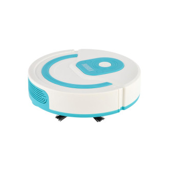 Robotický vysavač plast 17cm na baterie se zvukem v krabici 22x20x6cm