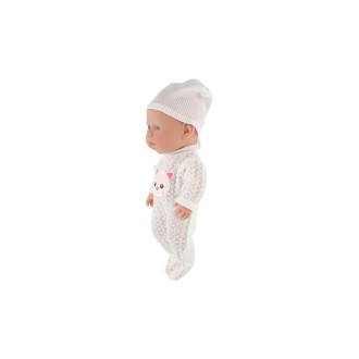 Miminko s dudlíkem a lahvičkou 25cm pevné tělo v krabici 26x15x10cm