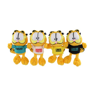 Garfield plyšový 22cm 4 druhy 12ks v boxu 0m+