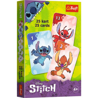 Černý Petr Stitch společenská hra - karty v krabičce 6x9cm 20ks v boxu